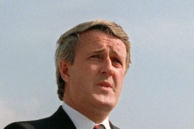 Brian Mulroney, subject of Matthew Rankin's documentary Ladies and Gentlemen, Brian Mulroney