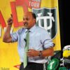 Jim Cramer broadcasting Mad Money at Tulane University Freeman School of Business — editorial portrait of the CNBC host