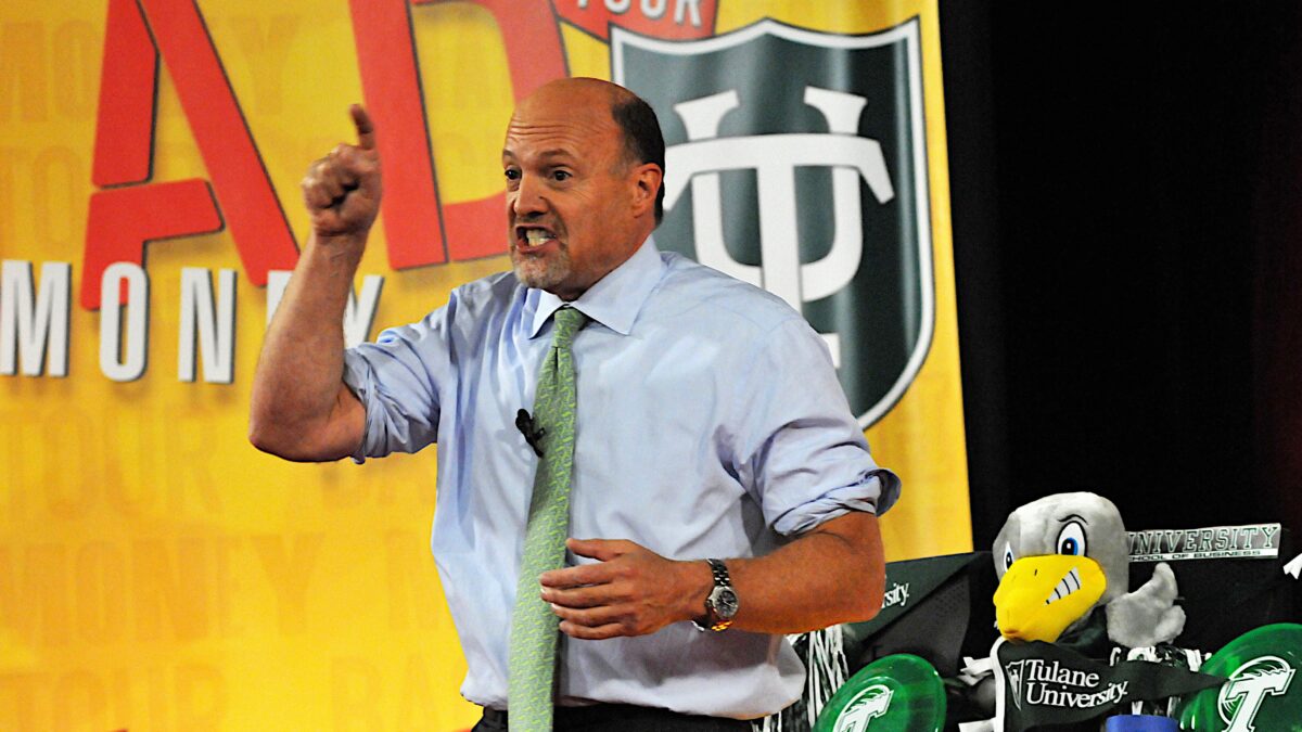 Jim Cramer calls diesel a 25% surtax on everything a truck delivers, and Walmart is already paying it