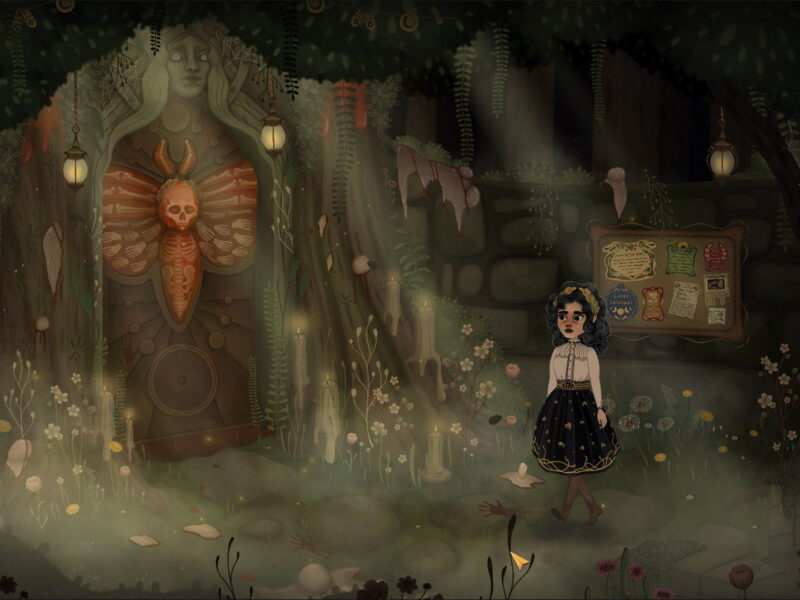 Allogloom、Strange Horticultureの系譜を継ぐ謎解きADV 幽霊の町をたった一人の画家が描き切る