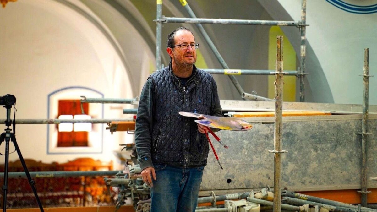 El pintor almeriense Andrés García Ibáñez