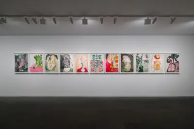 昔間は介護施設を運営し、夜は絵を描く——還瑫祥がgdm香港で初のギャラリー個展を開催
