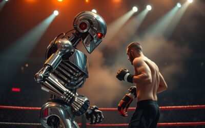 Um robô ‘Terminator’ nocauteou um humano numa jaula — mas quem o pilotava era outro humano