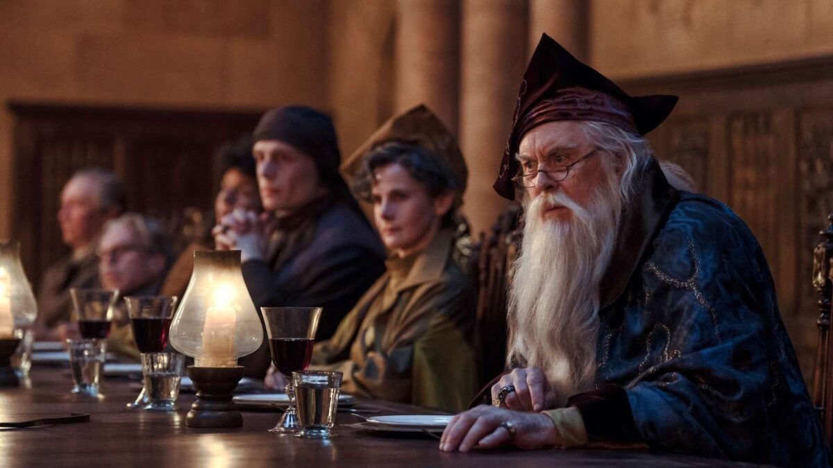 John Lithgow as Albus Dumbledore in HBO Harry Potter and the Philosophers Stone