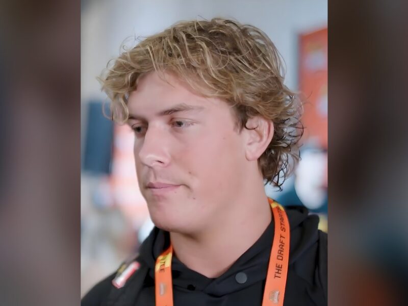 Jaxson Dart, Giants quarterback som hellre tar smällen än glider undan