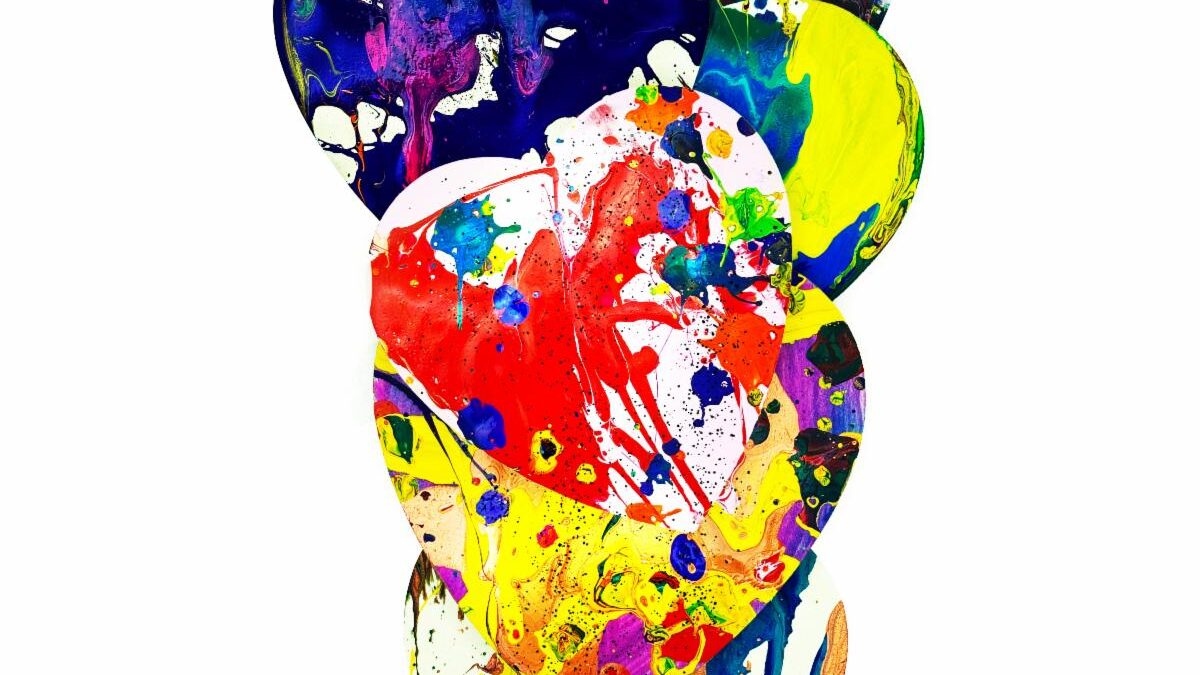 Love or Die single artwork by Juliet — abstract painted guitar picks