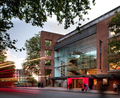 Exterior view of Sadlers Wells Theatre in London, venue for the 2027 kabuki performances