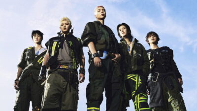 NCT 127 in a promotional still for the 'NEO CITY : SEOUL - THE REDLINE' cinema event