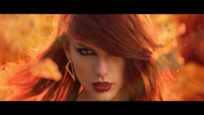 Taylor Swift and Kendrick Lamar in the official Bad Blood music video