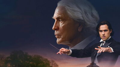 John Malkovich as the older Sergiu Celibidache and Ben Schnetzer as the young conductor in Serge Ioan Celibidachi's biopic The Yellow Tie