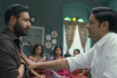Ajay Devgn as Vijay Salgaonkar in Abhishek Pathak's Drishyam: The Conclusion