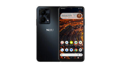 NUU X10 5G smartphone, front and back