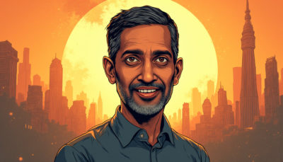 Comic-style AI illustration of Sundar Pichai