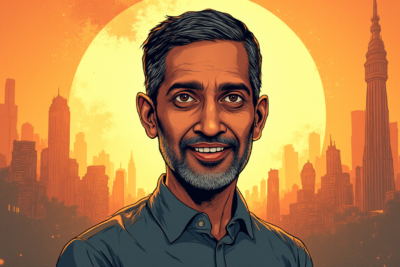 Comic-style AI illustration of Sundar Pichai