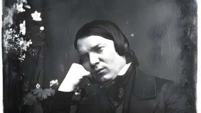 Robert Schumann in an 1850 daguerreotype