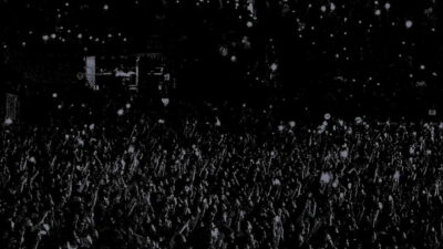 Fans fill a sold-out arena during the comeback tour captured in Joe Hahn's Linkin Park documentary Unshatter.