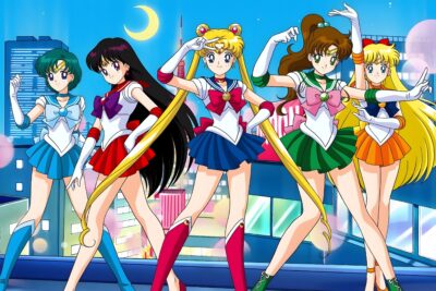 The Sailor Guardians in the 1990s anime series Sailor Moon