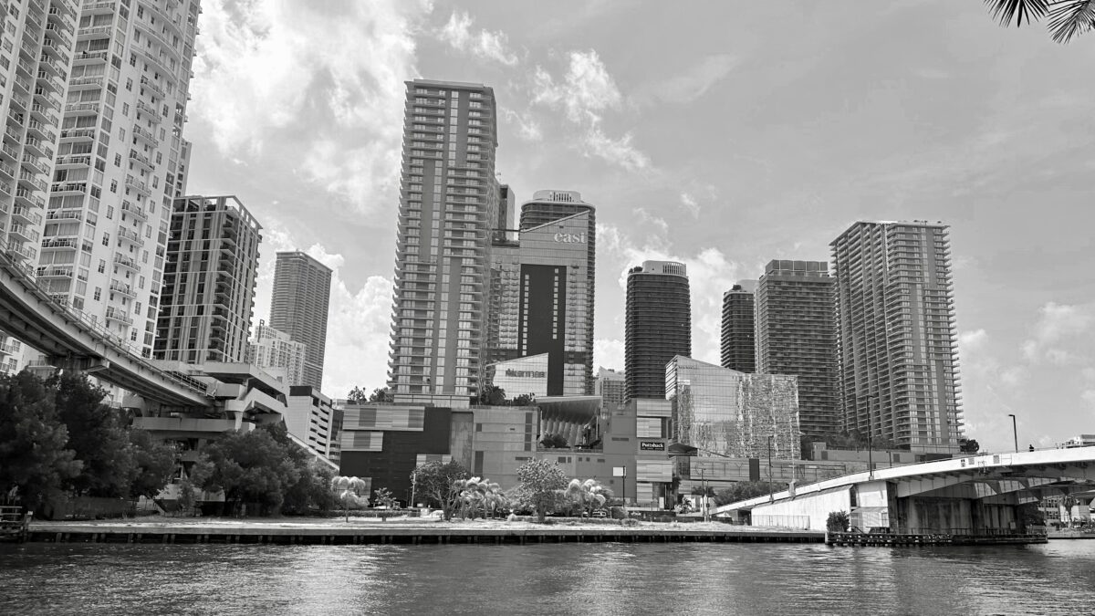 Miami Brickell financial district skyline