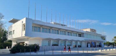 Palazzo del Cinema on the Lido, main venue of the Venice Film Festival