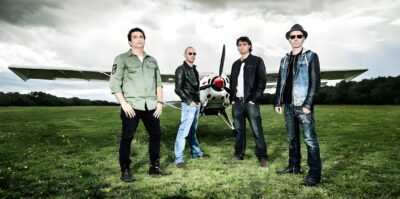 The Logroño rock band Vuelo 505 in 2015