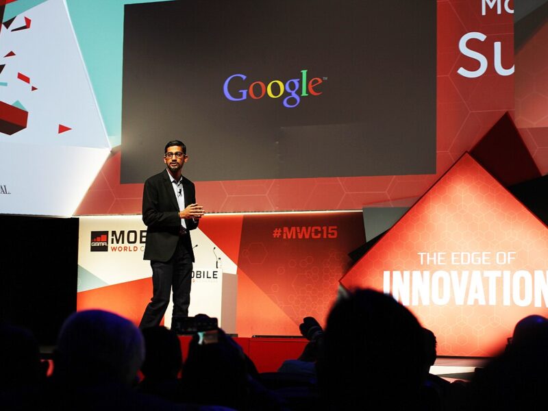 Google-CEO Sundar Pichai hält den KI-Anteil am Google-Code für bedeutungslos