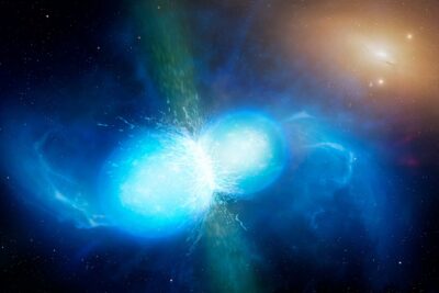 Una colisión de estrellas de neutrones brilló 10 minutos en rayos X, no medio segundo