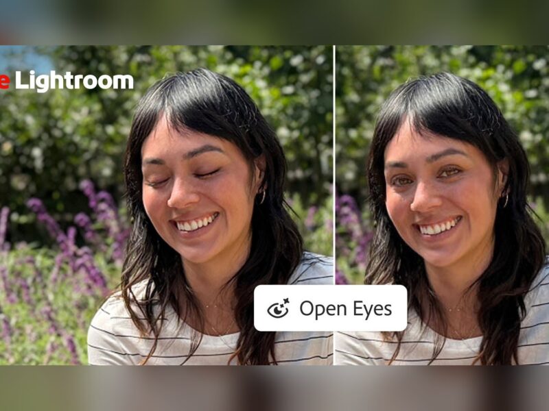 Lightroom no celular agora abre olhos fechados na foto com um toque, mas grátis só duas vezes