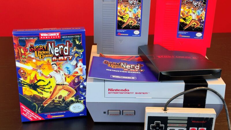Angry Video Game Nerd 8-Bit hits real NES carts, the format the Nerd ...