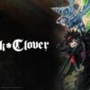 Black Clover Season 2 key visual: Asta in his black devil form with Noelle and Yuno in their spirit armour behind him