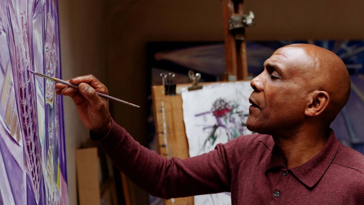 Painter Denzil Forrester brings four decades of London’s dub-club nights to Thaddaeus Ropac