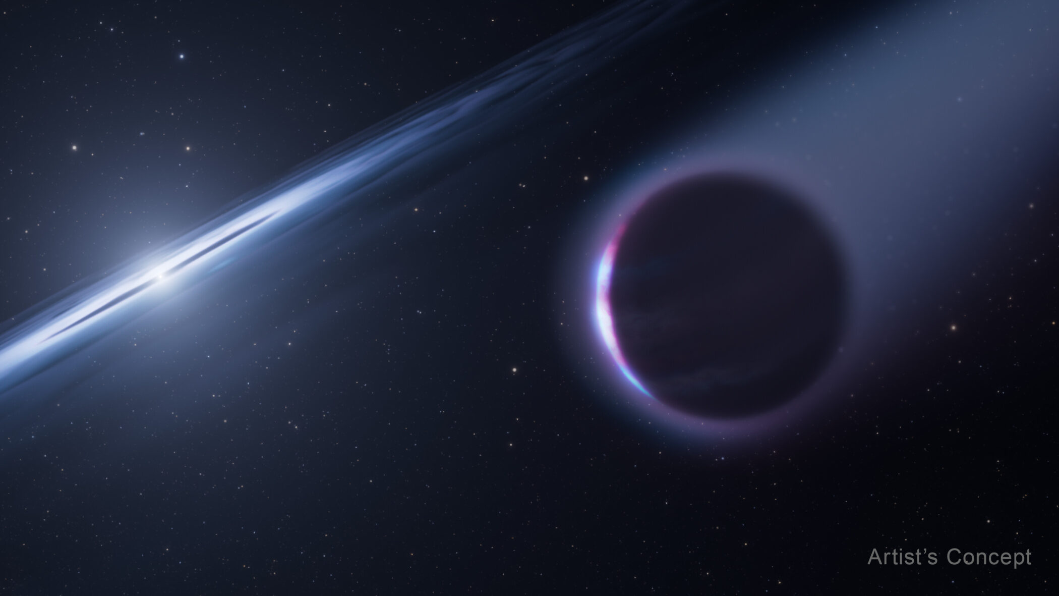 I dati di Hubble del 1999 indicano un pianeta nato dopo la morte della sua stella