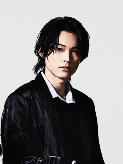 Hokuto Matsumura, singer of SixTONES, in an official 2022 group portrait wearing a black satin jacket