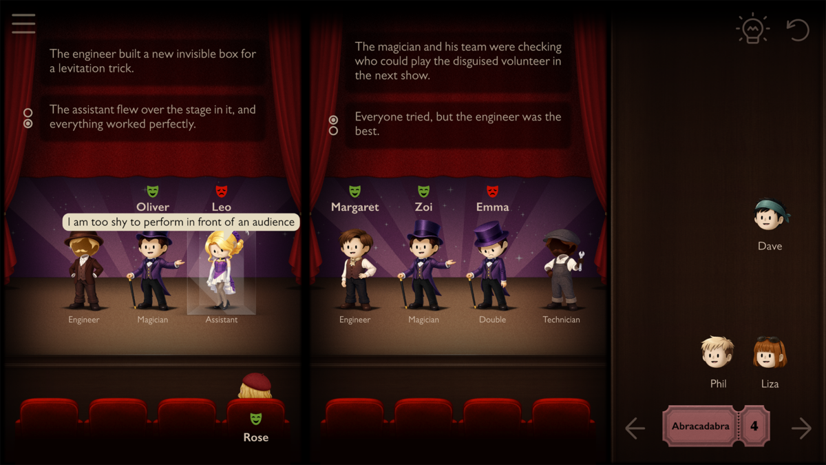 A king, a queen and a ghostly maid in a moonlit night scene in I Want to Play the Villain