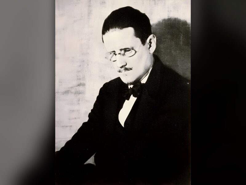 James Joyce, der Dublin verließ und die Stadt Straße für Straße neu erschuf