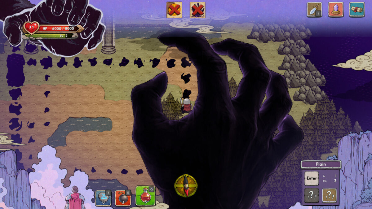 Lostbound, sur Steam, fait du retour en arrière une condamnation : la Main efface le chemin