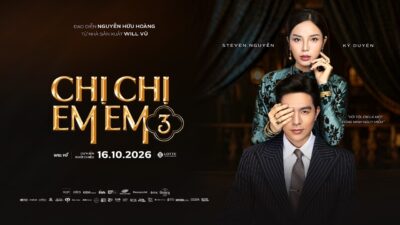 Key art for Sister Sister 3 with Kỳ Duyên and Steven Nguyễn