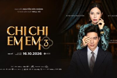 Key art for Sister Sister 3 with Kỳ Duyên and Steven Nguyễn