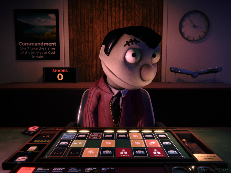 『Mr. Magpie’s Harmless Card Game』新デモ、マインスイーパー流の推理が恐怖のオフィス勤務に変わる