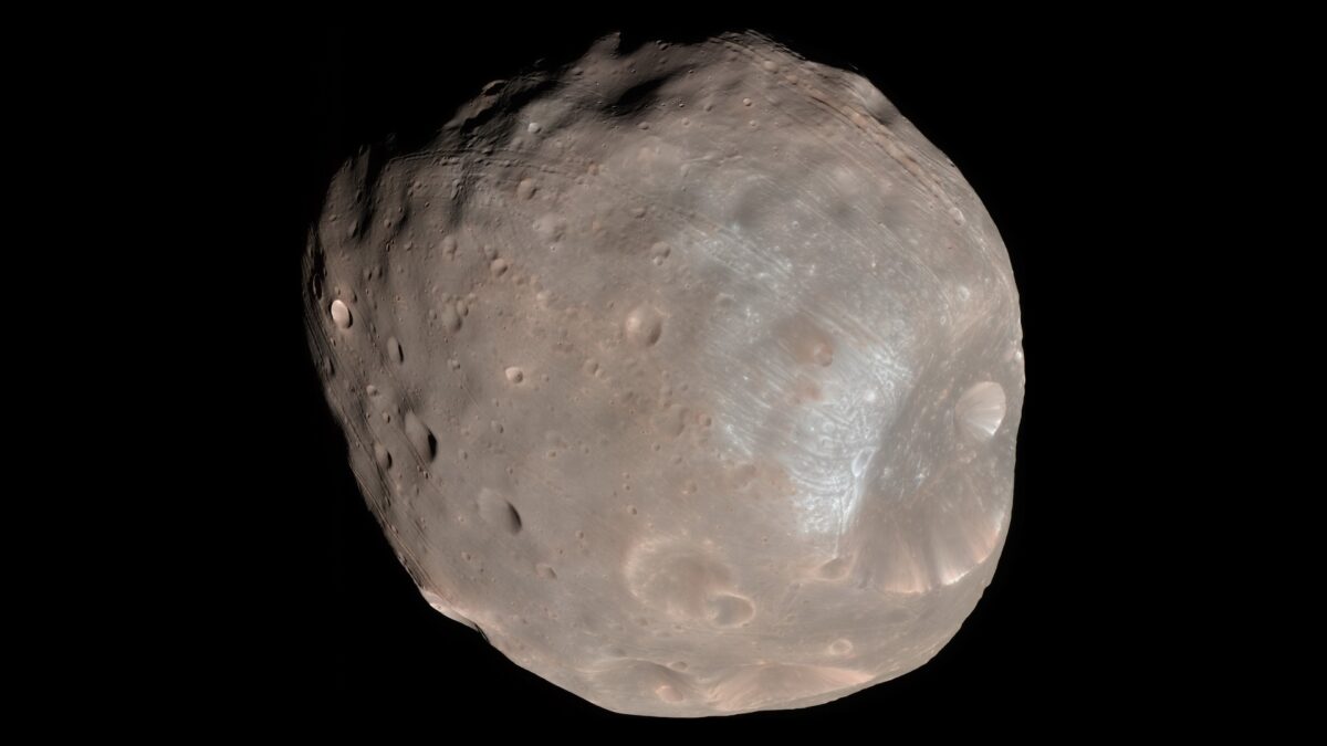 La misión MMX de Japón traerá a la Tierra 10 gramos de Fobos, luna de Marte