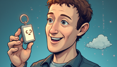 Comic-style AI illustration of Mark Zuckerberg