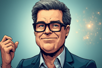Comic-style AI illustration of Yann LeCun
