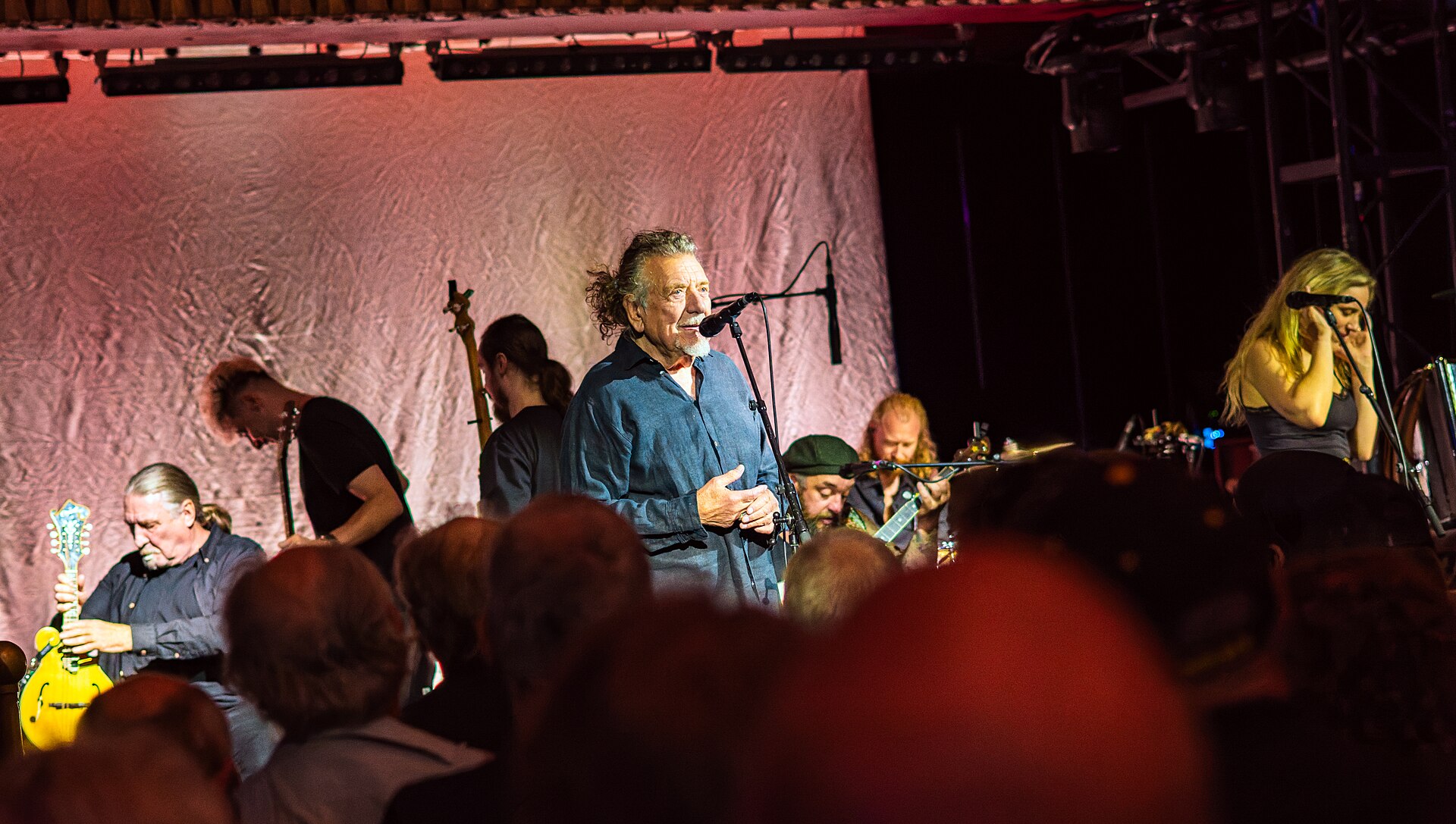 Robert Plant singing with Saving Grace at Circuit in Kingston upon Thames, September 2025