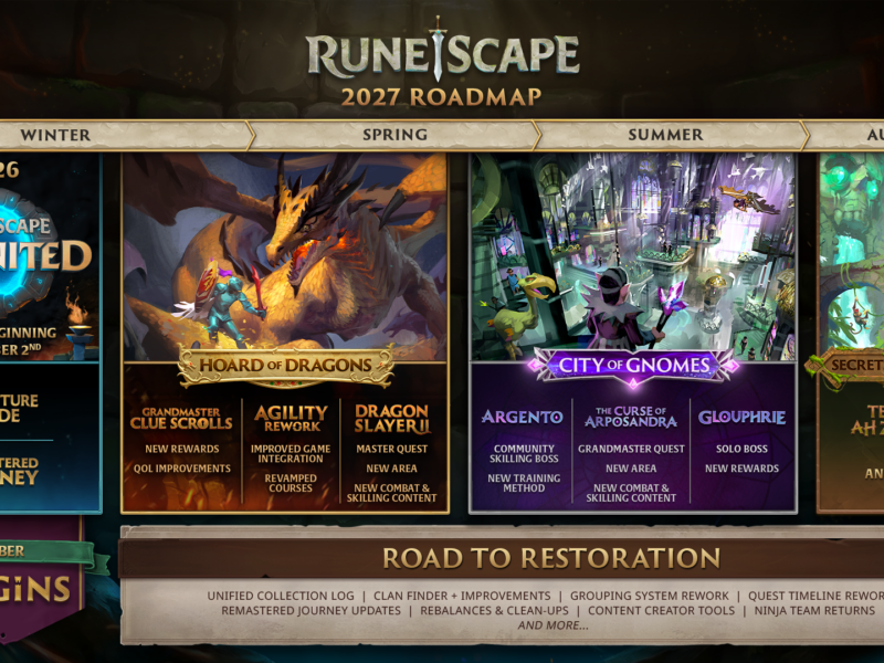 RuneScape 4が正式発表、Jagexは既存の世界と並び立つ新MMOを目指す