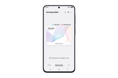 Samsung Wallet app on a Galaxy smartphone