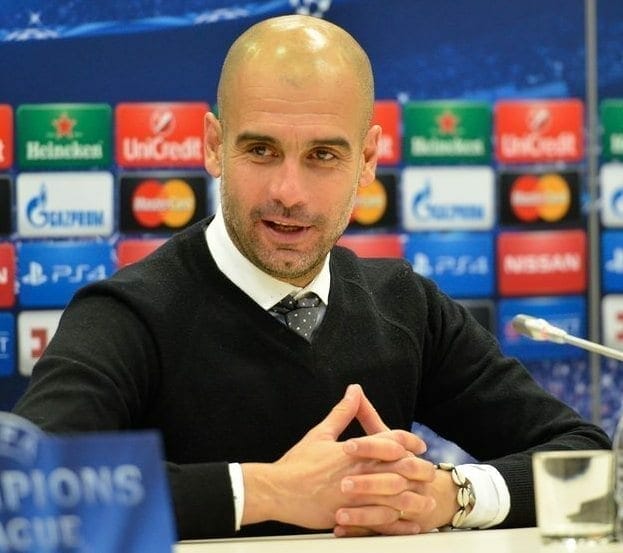 Pep Guardiola. Fuente: Wikipedia y Football.ua