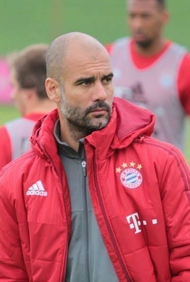 Guardiola, entrenador del Manchester City. Fuente: Wikipedia