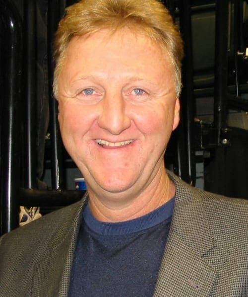 Larry Bird. Fuente: Wikipedia. Autor: Kurt Shimala