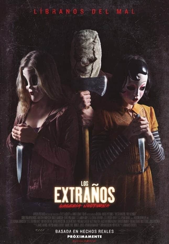 Poster for the movie "Los Extraños: Cacería Nocturna"