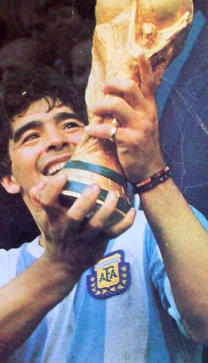 Diego Maradona en 1986