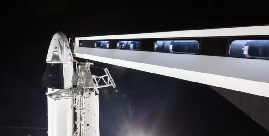 SpaceX’s Crew Dragon at Launch Complex 39A